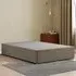 Simple Super King Size Ottoman Divan Base with Storage - Cream