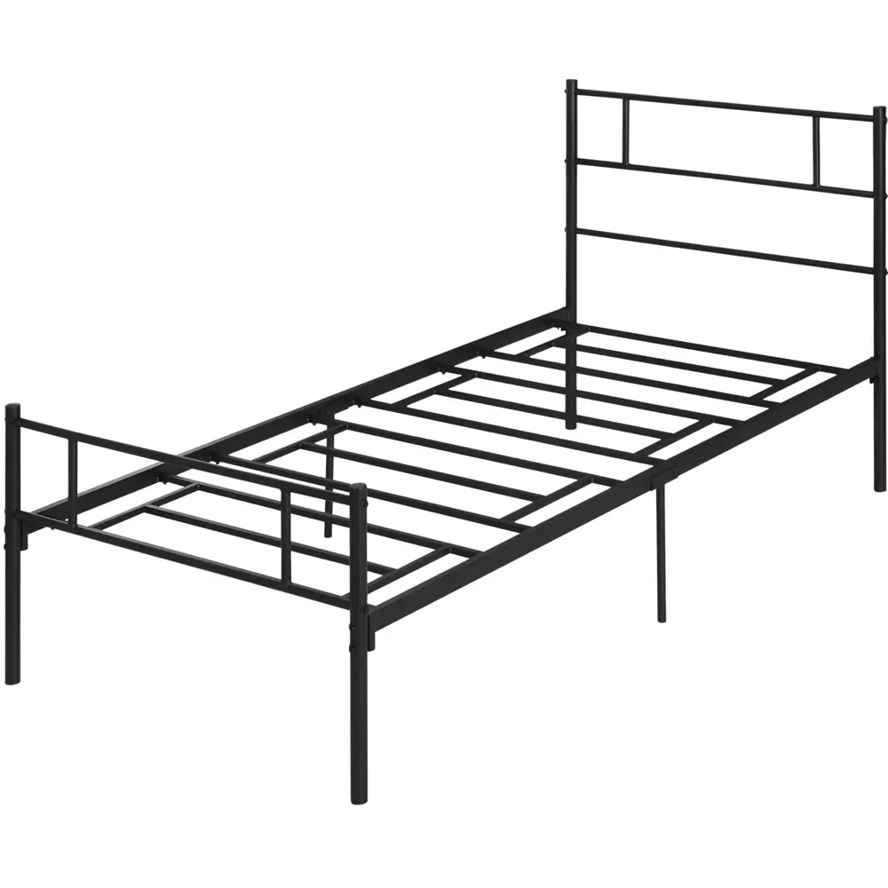 Single Bed Frame - Black, Metal