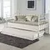 Single Day Bed - White, Metal