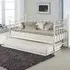 Single Day Bed with Mattress - White, Metal