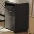 Single Door Printer Stand with Drawer - Black