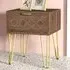 Single Drawer Bedside Table - Brown