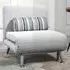 Single Seater Foldable Sofa Bed - Grey