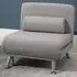 Single Seater Foldable Sofa Bed - Grey