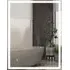 Smart Touch LED Bathroom Mirror 90x70cm - Silver