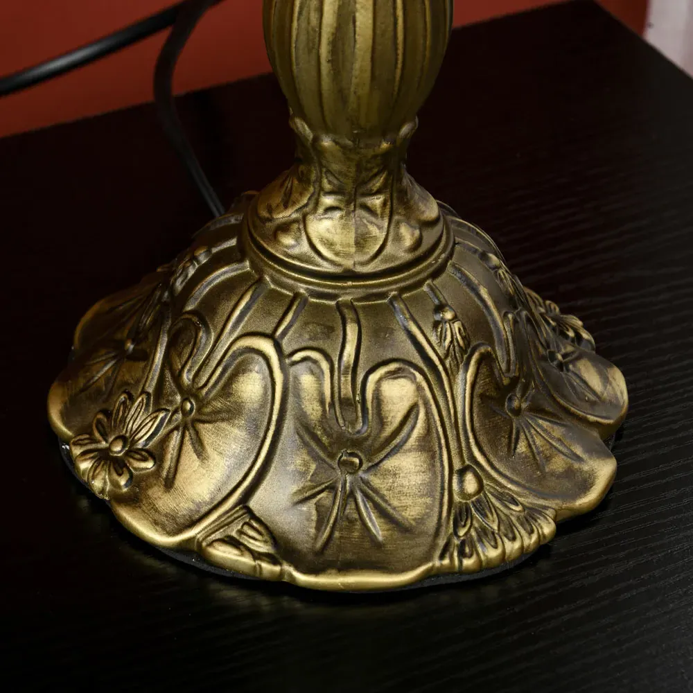 Stained Glass Table Lamp - Blue