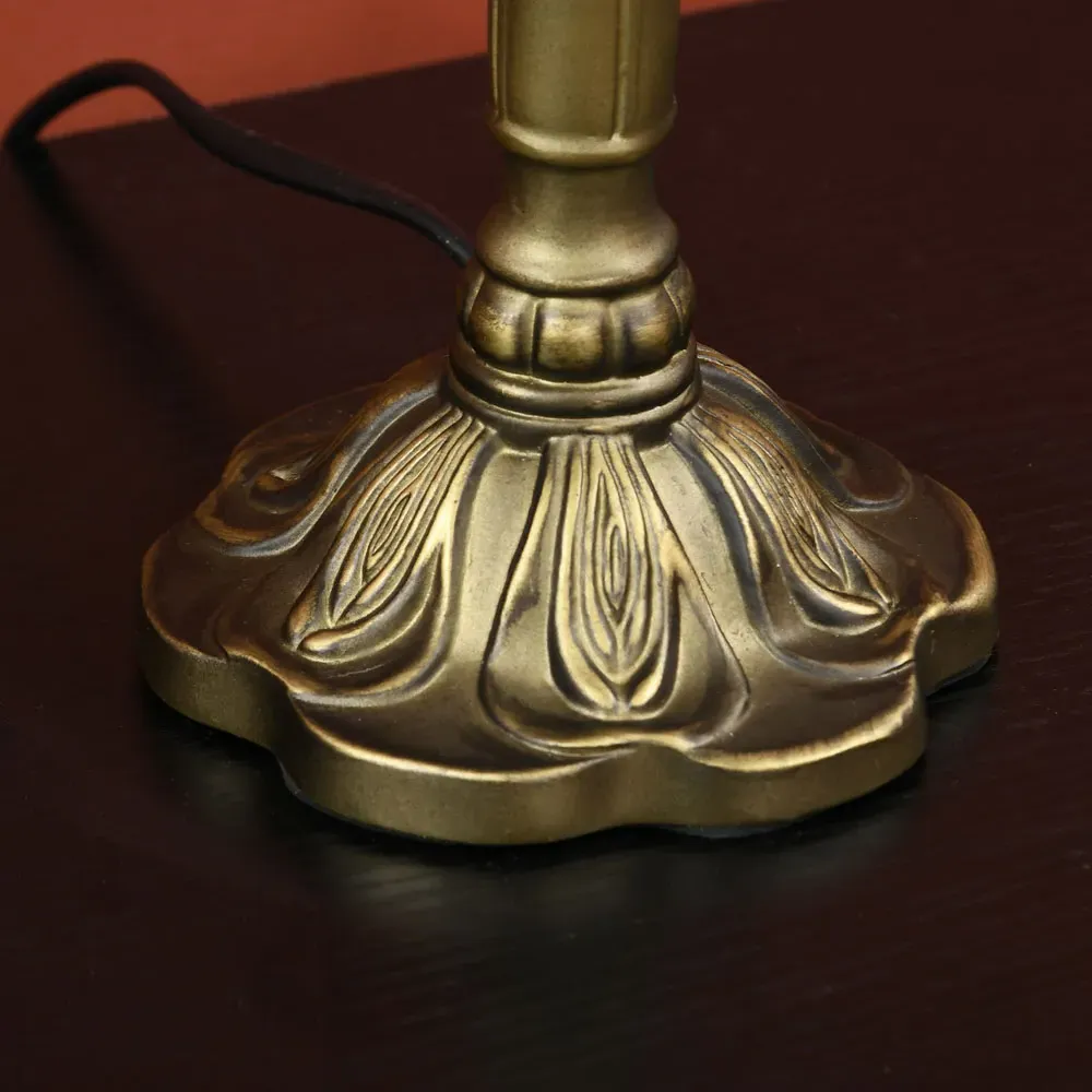 Stained Glass Table Lamp - Blue