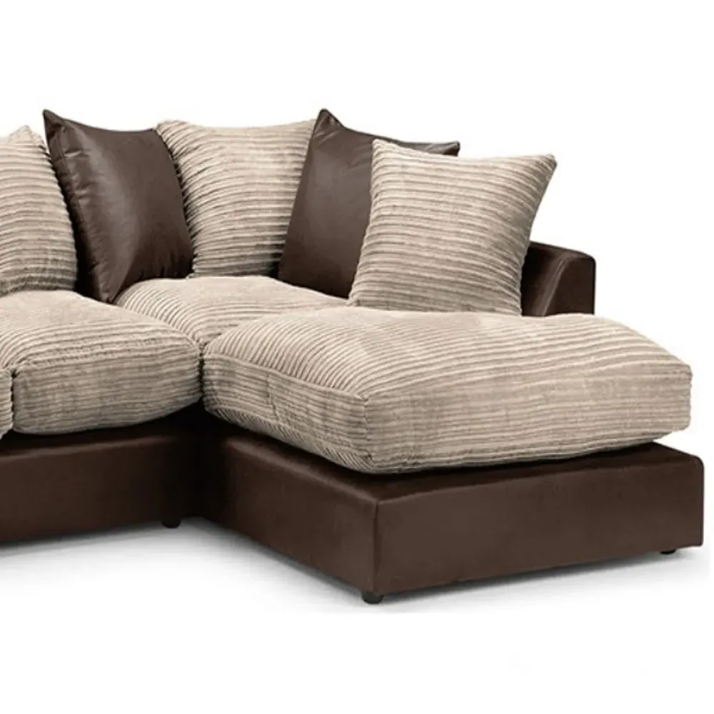 Sturridge 3-Seater Left Hand Corner Sofa - Mink, Chenille