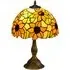Sunflower Stained Glass Table Lamp - Orange