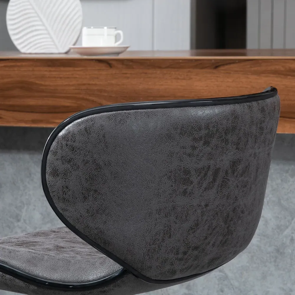 Swivel Bar Stool Set of 2 - Black