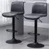 Swivel Base Bar Stool Set of 2 - Grey