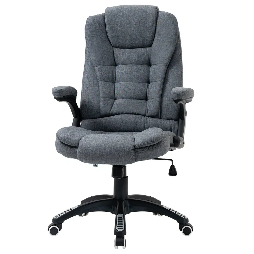 Swivel Desk Office Chair with Reclining - Grey