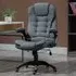 Swivel Desk Office Chair with Reclining - Grey