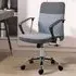Swivel Ergonomic Office Chair - Grey, Linen