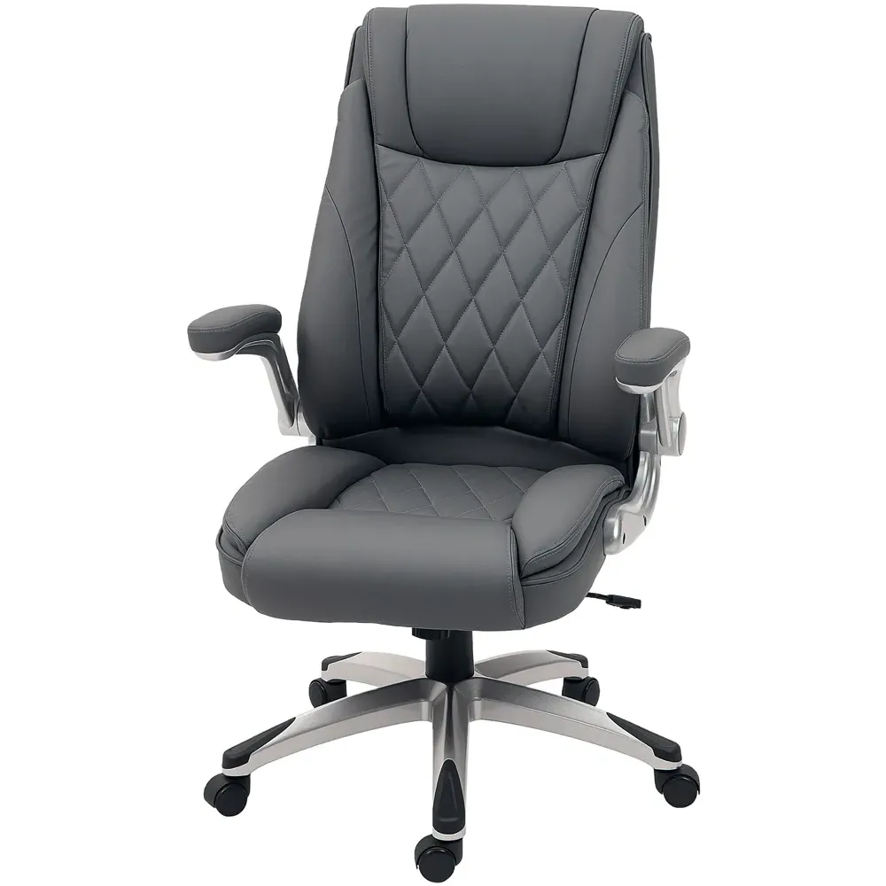 Swivel High Back Executive Office Chair - Dark Grey