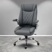 Swivel High Back Executive Office Chair - Dark Grey
