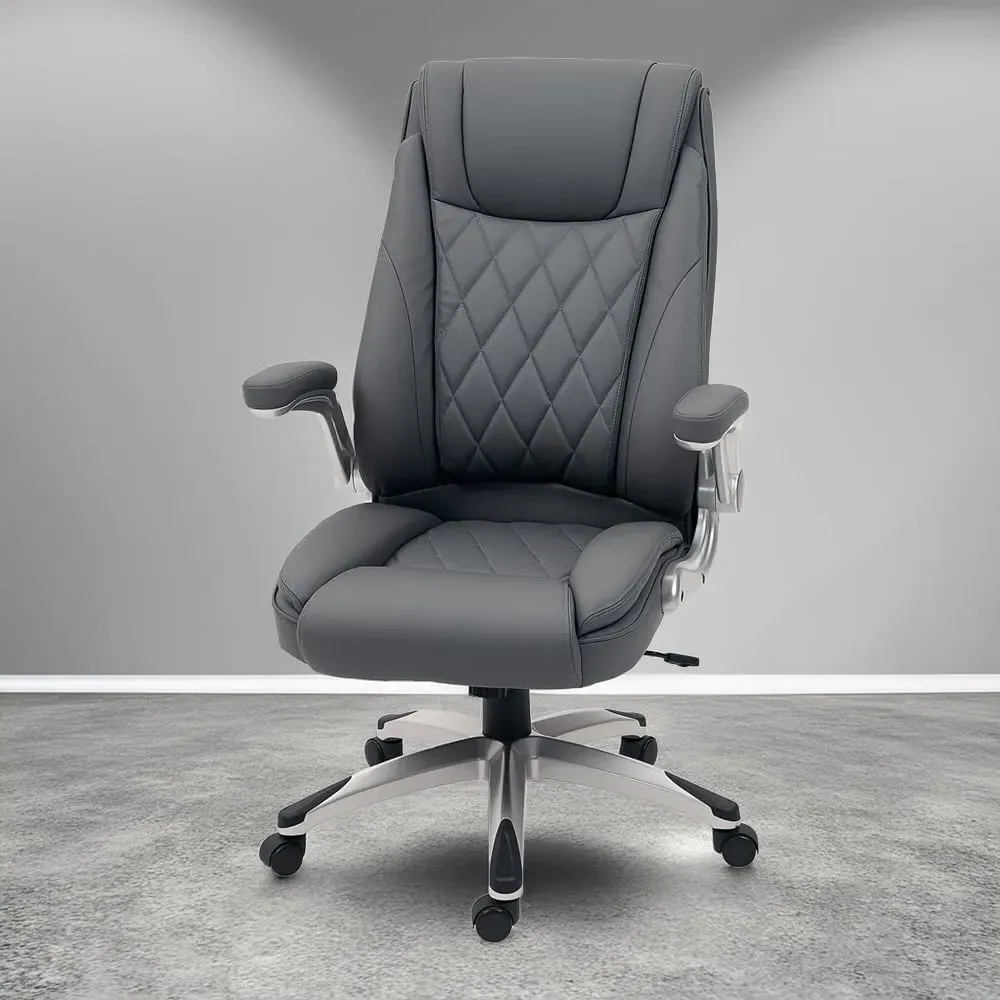 Swivel High Back Executive Office Chair - Dark Grey image