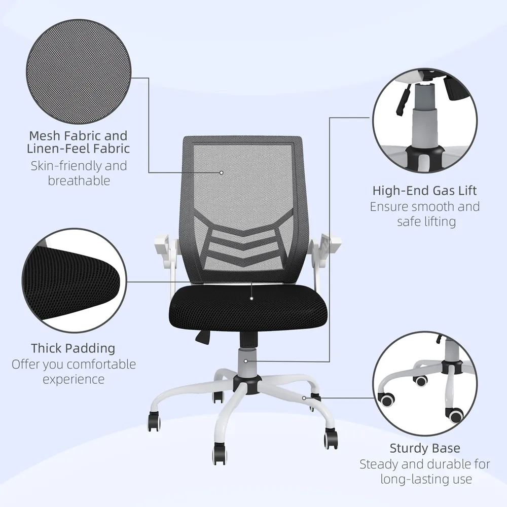 Swivel Office Chair - Black