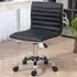 Swivel Office Chair - Black, PU Leather