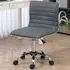 Swivel Office Chair - Dark Grey, PU Leather