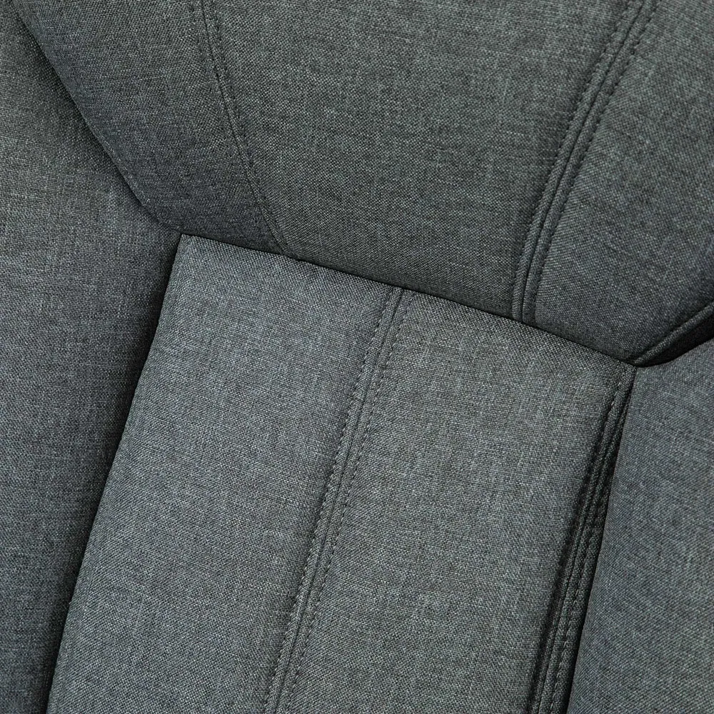Swivel Office Chair - Grey, Linen