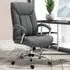 Swivel Office Chair - Grey, Linen