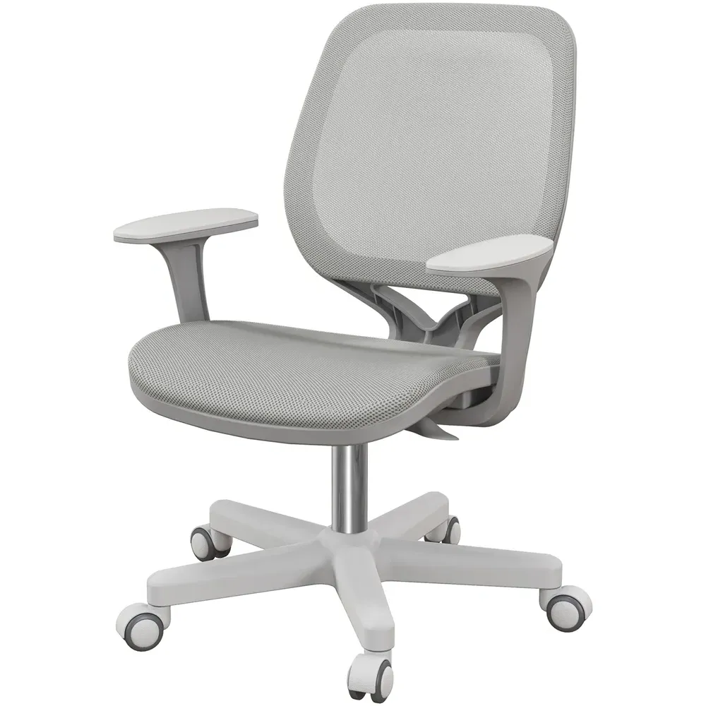 Swivel Office Chair with Security Wheels - Grey