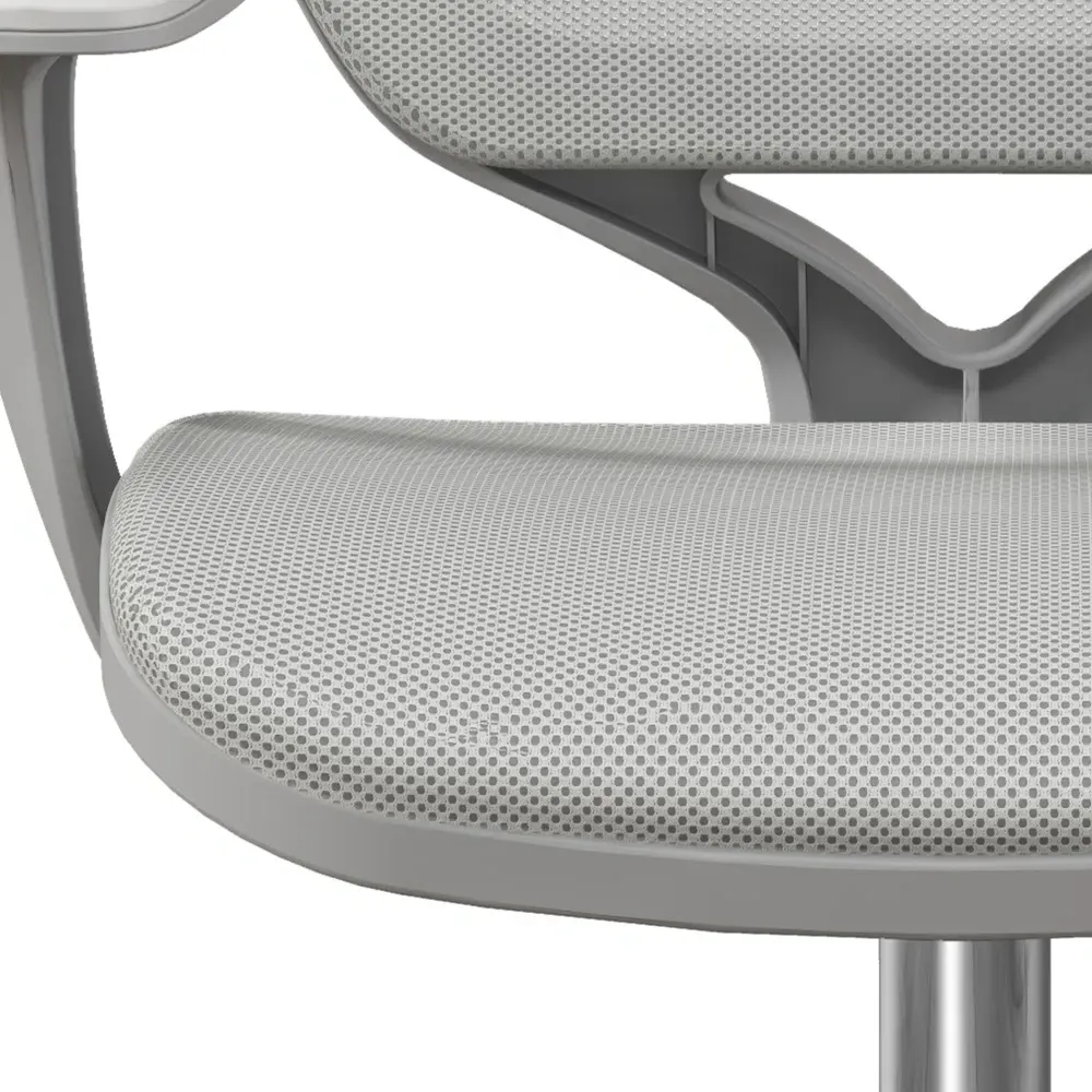 Swivel Office Chair with Security Wheels - Grey