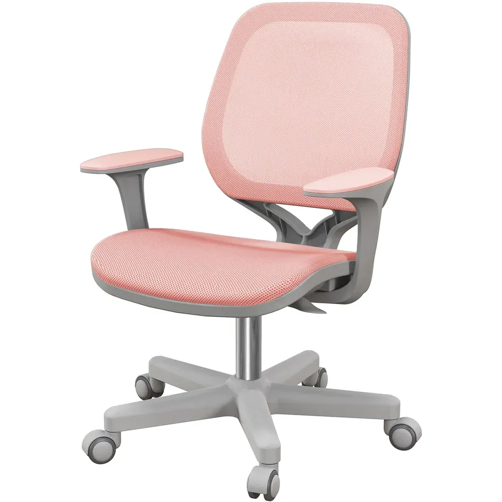 Swivel Office Chair with Security Wheels - Pink