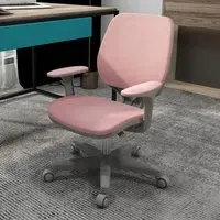 Swivel Office Chair with Security Wheels - Pink