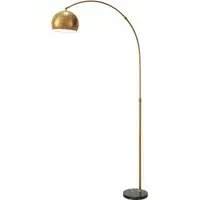 Tall Arc Floor Lamp - Gold