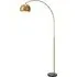 Tall Arc Floor Lamp - Gold