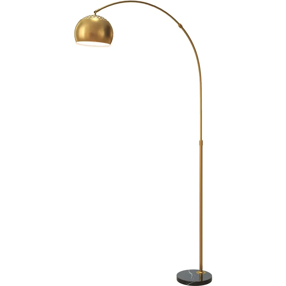 Tall Arc Floor Lamp - Gold image