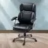 Tilting Executive Office Chair - Black, PU Leather