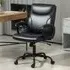 Tilting Office Chair - Black, Faux Leather