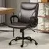 Tilting Office Chair - Brown, Faux Leather