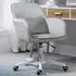 Tub Office Chair with Massage - Grey, Velvet