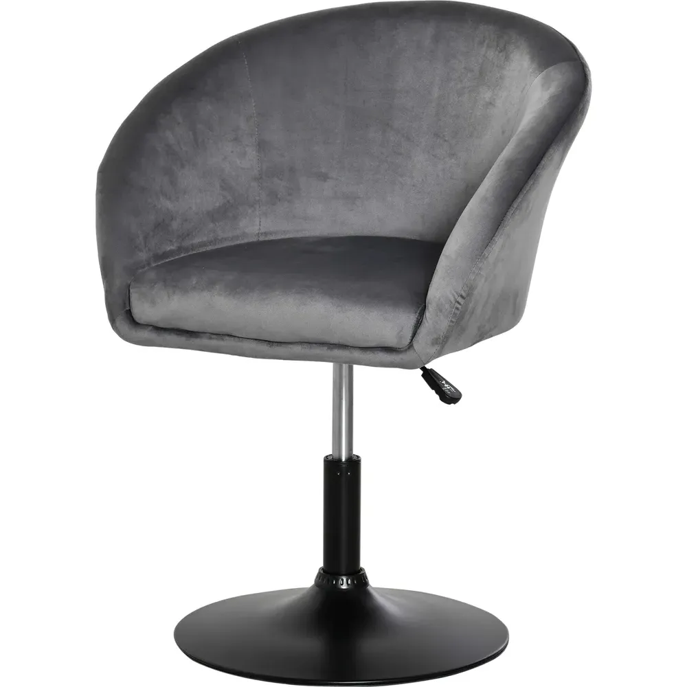 Tub Seat Swivel Bar Stool - Grey