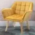 Velvet Touch Armchair - Yellow
