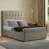 Venezia King Size Divan Bed with Storage - Beige
