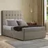Venezia Small Double Divan Bed with Storage - Beige