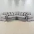Victis 5-Seater Scatterback Corner Sofa - Grey