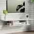 Wall Mounted Floating TV Unit - White