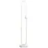 White Dimmable LED Floor Lamp with Night Light - White