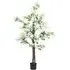 White Flower Honeysuckle Tree Artificial Plant In Pot 5ft - Multi