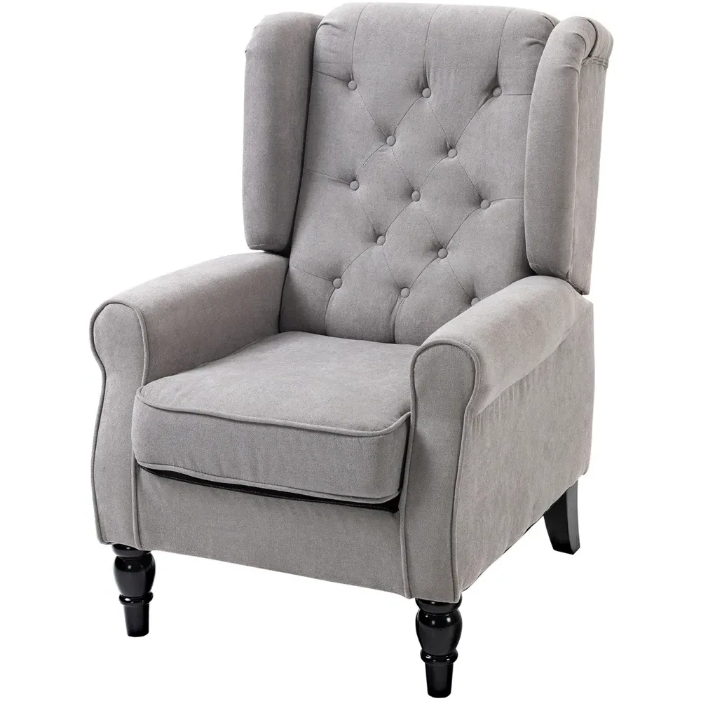 Wingback Armchair - Grey