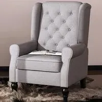 Wingback Armchair - Grey
