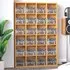 Wooden CD and DVD Storage Shelf Unit - Brown
