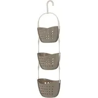 3-Tier Shower Caddy - Grey, Polyurethane