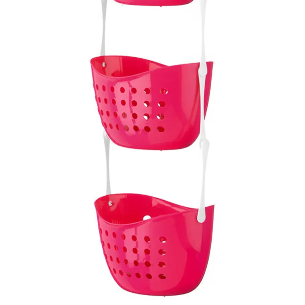 3-Tier Shower Caddy - Pink, PP